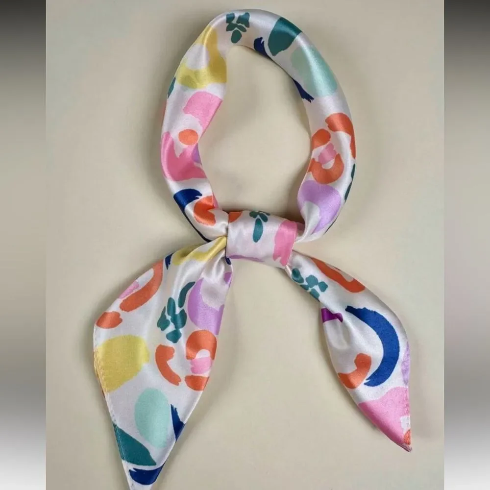 Colorful Abstract Print Scarf N1453